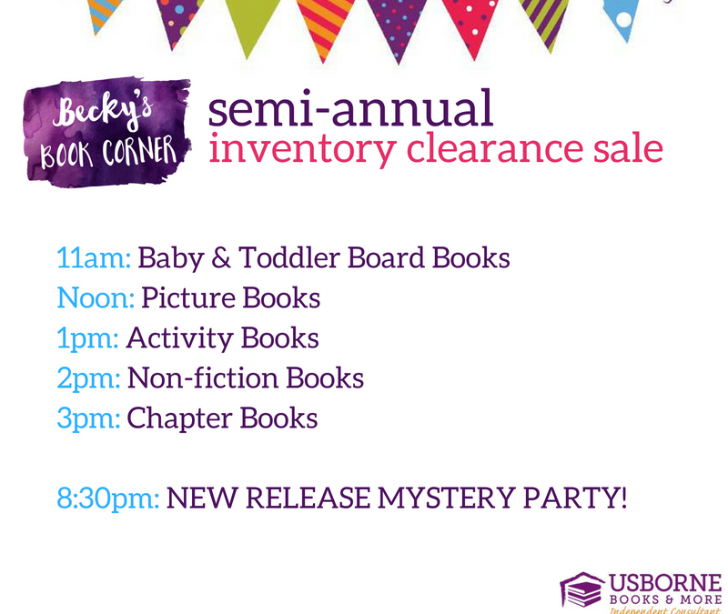 January 2017 Usborne Book Sale – 20-60% off